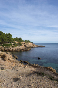 ametlla de mar on the coast of tarragona, Spain