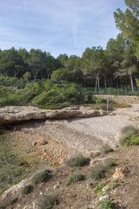 ametlla de mar on the coast of tarragona, Spain