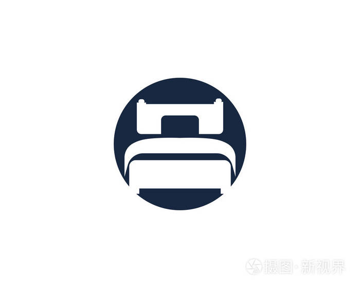 床标和标志酒店商业标志