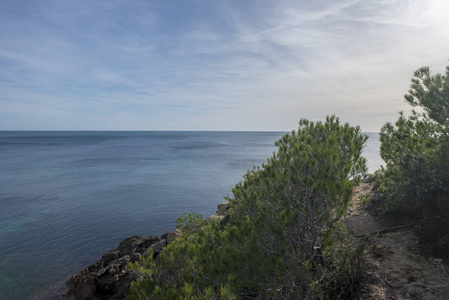 ametlla de mar on the coast of tarragona, Spain