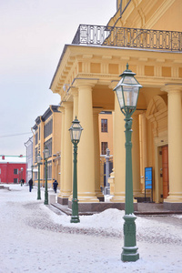 彼得和保罗大教堂在圣彼得堡在云日俄罗斯。