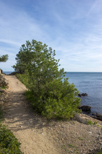 ametlla de mar on the coast of tarragona, Spain