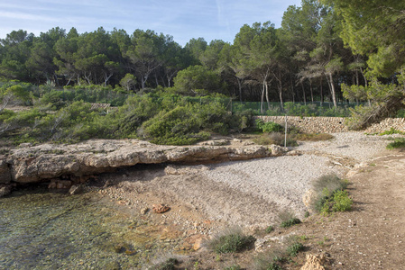 ametlla de mar on the coast of tarragona, Spain