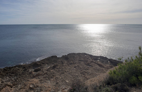 ametlla de mar on the coast of tarragona, Spain