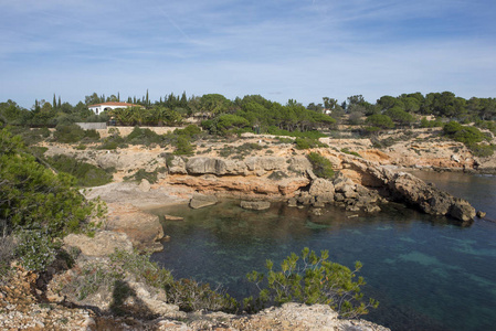 ametlla de mar on the coast of tarragona, Spain