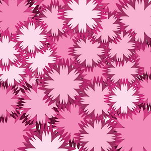 粉红色花背雕刻图标，矢量插图设计