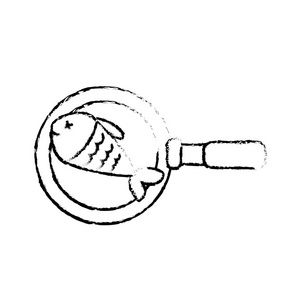 平底锅煎鱼图片