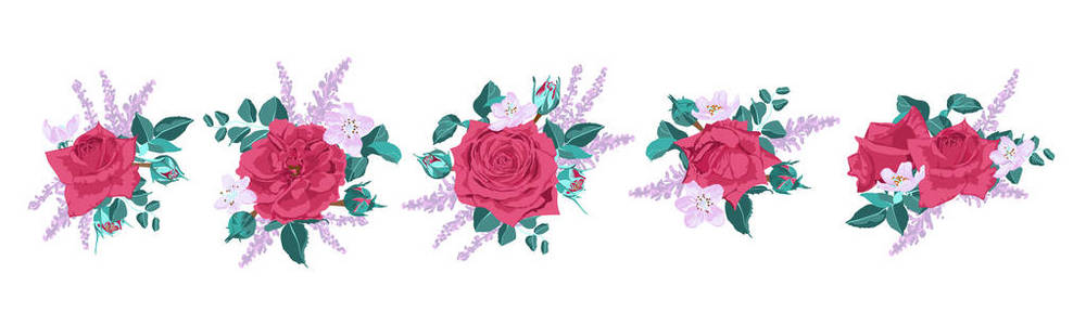 复古玫瑰系列婚礼设计图片