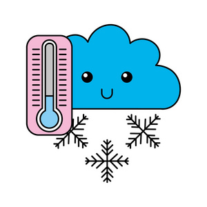 卡通温度计图片