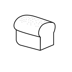 线美味切片面包食品营养插图
