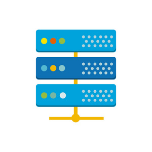 数字路由器连接数据中心矢量图