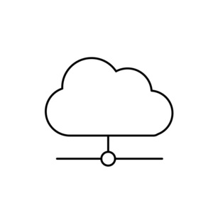 线云数据连接网络信息矢量图