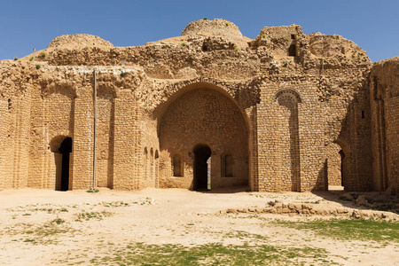 伊朗伊斯兰共和国法尔斯省。 默斯坦。拉塔什卡德。 在戈尔古城附近。 阿达希尔帕帕坎宫阿塔什卡德。 建于公元224年的城堡
