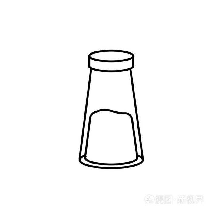 线盐香料调味料粉矢量插图插画-正版商用图片17m4ir-摄图新视界