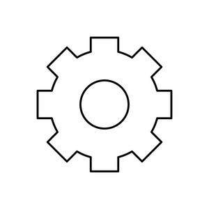 线齿轮工业技术信息图示矢量图