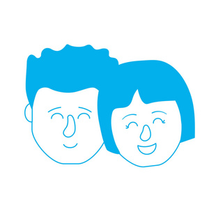 长耳朵情侣头像图片