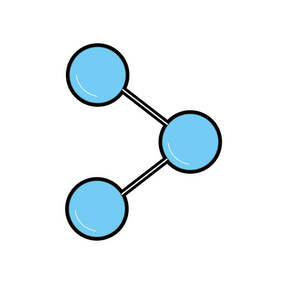 共享技术图标，通信信息矢量图