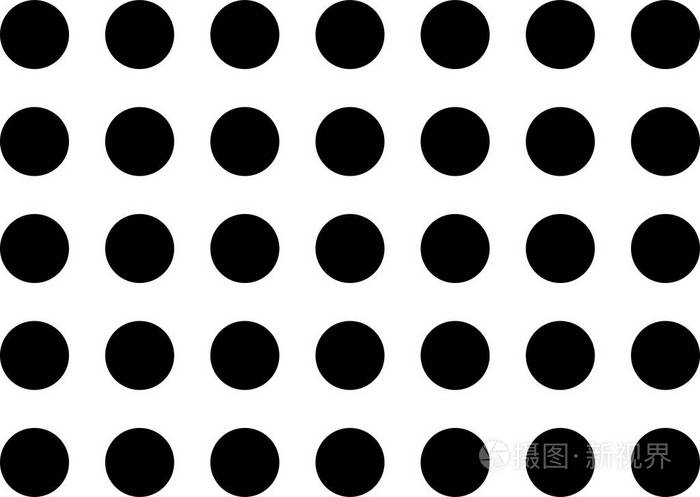 背景的矢量插图与黑点