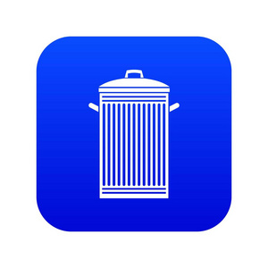 垃圾桶可以图标数字蓝色