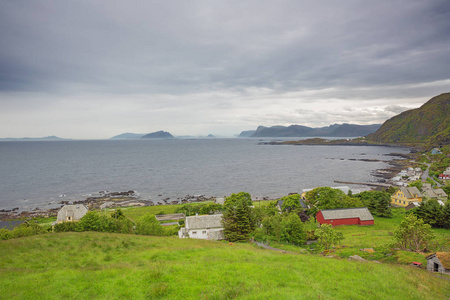 在隆德岛附近的海岸和小岛