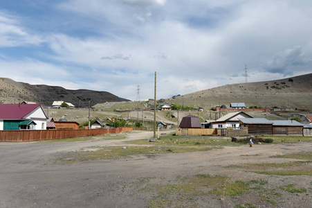 阿尔泰共和国俄罗斯2018年6月8日阿尔泰共和国艾夫尼亚村