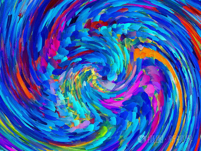 艺术壁纸. 彩色数字绘画设计. 股票. 大尺寸水彩和油混合图案艺术.