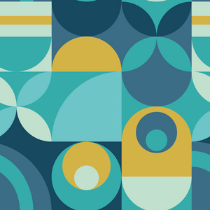 具有简单形状和图形的几何极简主义艺术图案照片