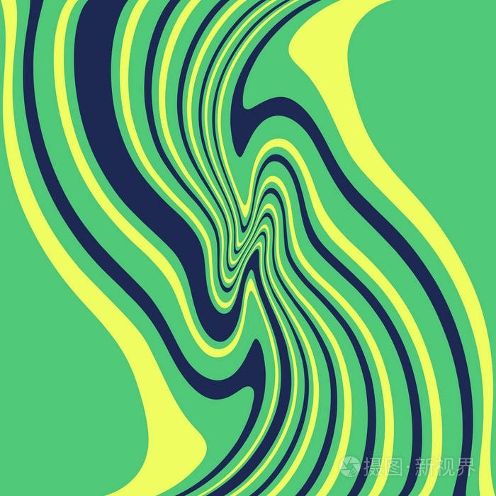 抽象几何迷幻催眠彩色背景。 构成部分8