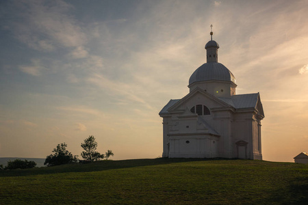 捷克共和国莫拉维亚米库洛夫圣山教堂