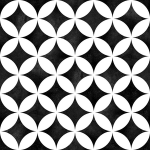 简单沙画作品抽象几何无缝图案.