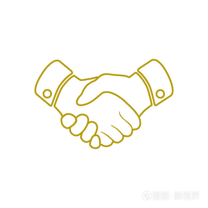 握手图片logo抽象图片