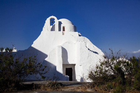 14世纪希腊迈科诺斯岛上的帕罗提尼教堂