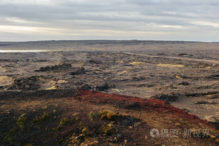 荒野背景. 冰岛半岛