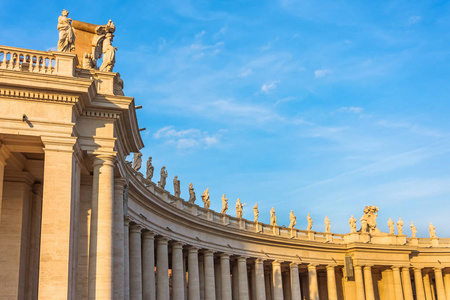 s Square evening sunset light, Vatican