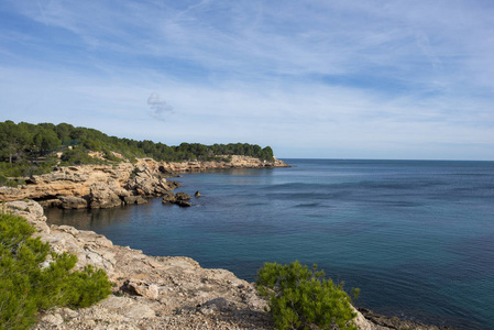 ametlla de mar on the coast of tarragona, Spain