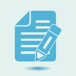 文件图标. 矢量图照片