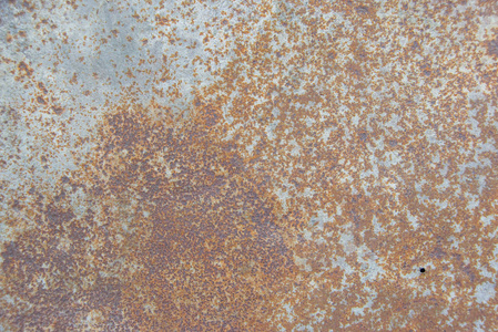 点蚀油漆生锈的表面. 金属的腐蚀. 铁质地. 锈蚀背景.