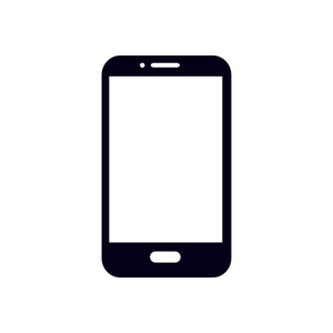 智能手机图标的矢量图照片