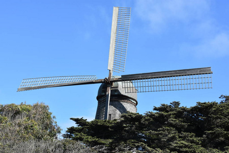 旧金山加州金门公园荷兰风车
