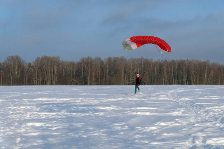 成片的雪花降落图片