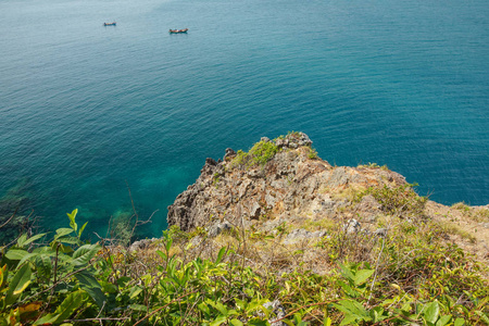 泰国海岸附近的一个热带岛屿