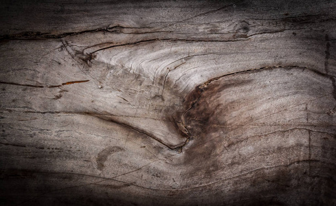 木材表面古老，自然美丽。
