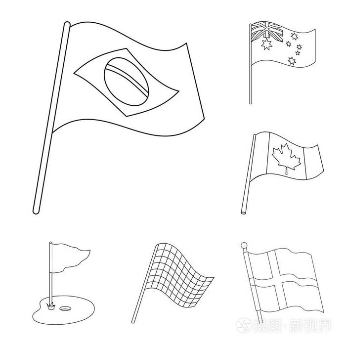 收集世界和丝带股票代码为网络插画-正版商用图片17puac-摄图新视界