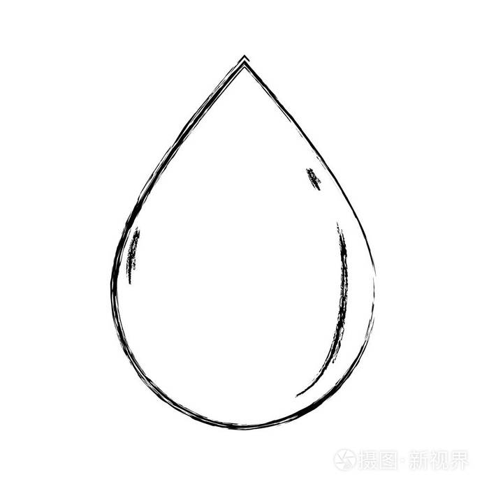 图中水滴至保育及保育环境矢量图