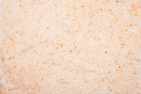 喜马拉雅盐关闭宏观顶部视图。 风味食品香料粉红色色调。 用于天然助消化空气净化器和睡眠诱导剂