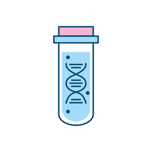DNA分析管科学诊断载体图示