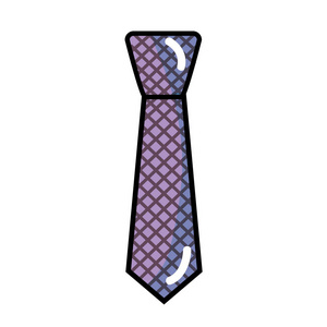 优雅的领带，用于特殊的日矢量插图