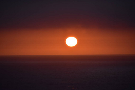 太平洋的日落