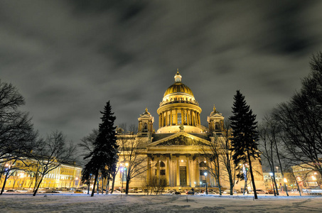 伊萨基夫斯基大教堂的景色，是一座历史建筑纪念碑。