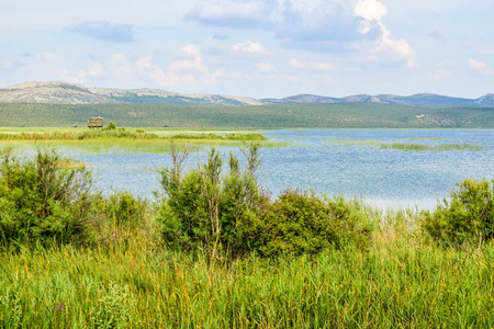 阿拉纳湖达尔马提亚克罗地亚景观。